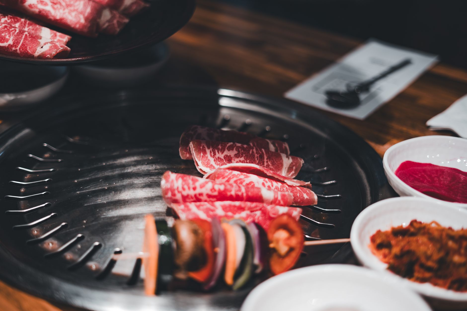 고깃집 상차림과 밑반찬